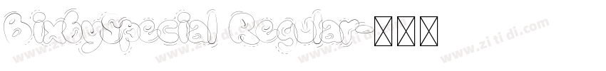 BixbySpecial Regular字体转换